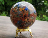 Gemstone Orgone EMF Spheres - www.blissfulagate.com