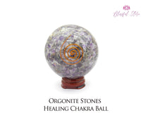 Gemstone Orgone EMF Spheres - www.blissfulagate.com