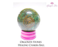 Gemstone Orgone EMF Spheres - www.blissfulagate.com