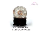 Clear Quartz Orgone EMF Sphere - www.blissfulagate.com