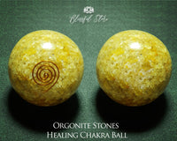 Gemstone Orgone EMF Spheres - www.blissfulagate.com