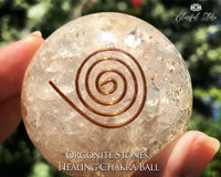 Gemstone Orgone EMF Spheres - www.blissfulagate.com