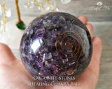 Gemstone Orgone EMF Spheres - www.blissfulagate.com