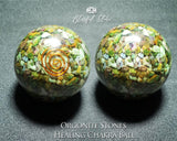 Gemstone Orgone EMF Spheres - www.blissfulagate.com