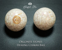 Clear Quartz Orgone EMF Sphere - www.blissfulagate.com