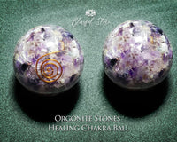 Gemstone Orgone EMF Spheres - www.blissfulagate.com