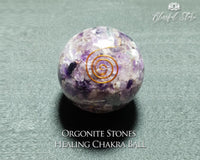 Gemstone Orgone EMF Spheres - www.blissfulagate.com