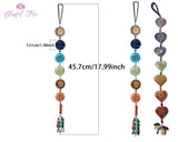 7 Chakra Hanging Ornaments - www.blissfulagate.com