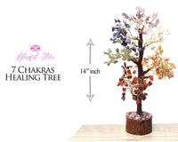 Seven Chakra Gemstone Tree - www.blissfulagate.com