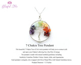 Seven Chakra Tree Of Life Pendant. - www.blissfulagate.com