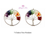 Seven Chakra Tree Of Life Pendant. - www.blissfulagate.com