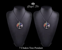 Seven Chakra Tree Of Life Pendant. - www.blissfulagate.com