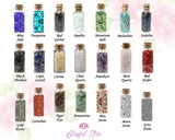 Gemstone Mini Bottle Wishing Bottle - www.blissfulagate.com