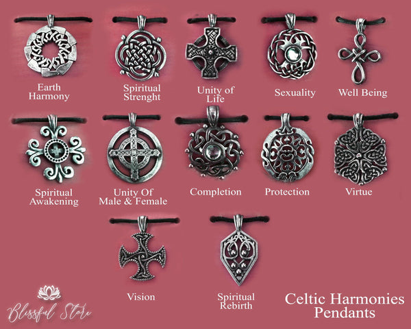 Celtic Harmonies Pendant. - www.blissfulagate.com